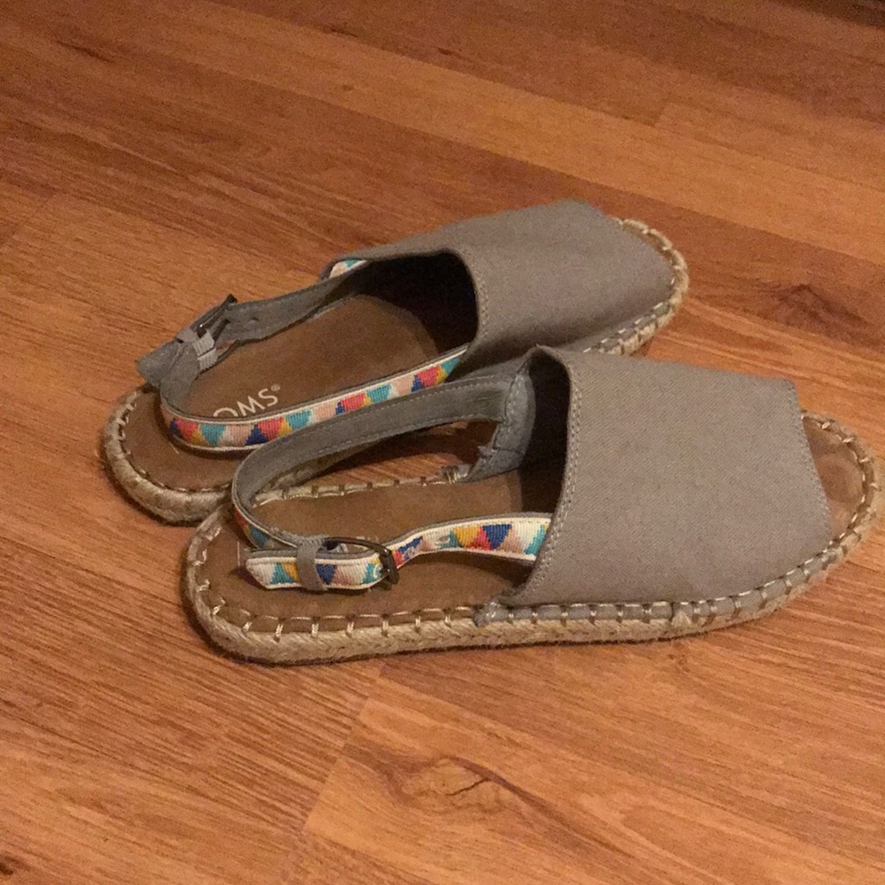 TOMS Clara Espadrille Sandals